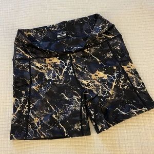New CVG gold marble shorts 5” medium